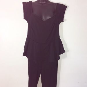 Charlotte Russe Peplum Jumpsiut
